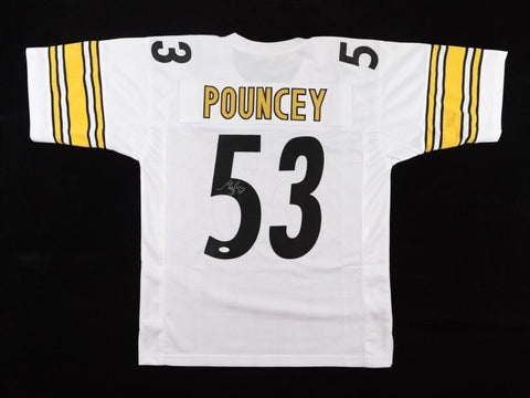 Maurkice Pouncey Signed Steelers Jersey (JSA COA) Pittsburgh's 9xPro Bowl Center