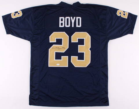 Tyler Boyd Signed Pitt Panthers Jersey (TSE COA) Cincinnati Bengal Wide Receiver