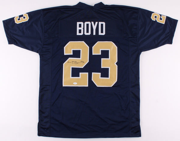 Tyler Boyd Signed Pitt Panthers Jersey (TSE COA) Cincinnati Bengal Wide Receiver