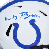 Autographed Kwity Paye Michigan Mini Helmet