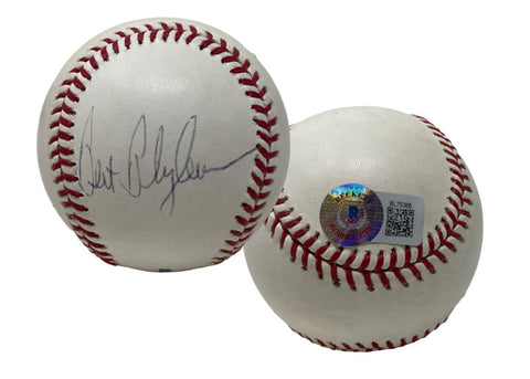 Bert Blyleven Autographed Angels 50th Anniversary Official MLB Baseball Beckett