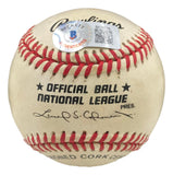 Buck Leonard Signed Official National League Baseball BAS BK76776
