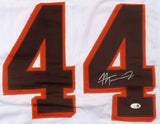 Harold Fannin Jr Signed Cleveland Browns Jersey (JSA) 2025 Draft Pick/ Tight End