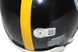 Donnie Shell Signed Pittsburgh Steelers VSR4 Mini Helmet HOF Beckett 35590