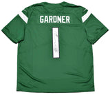 AHMAD SAUCE GARDNER SIGNED NEW YORK JETS #1 GREEN NIKE LIMITED JERSEY BECKETT