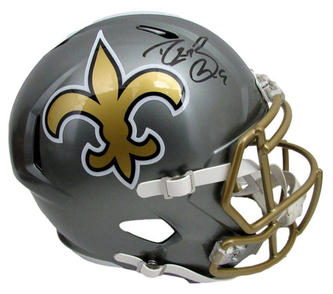 Drew Brees Autographed Full Size Flash Replica Helmet Saints Beckett 178265