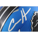 Aidan Hutchinson Autographed Detroit Lions Spd 24 Alt Mini Helmet Beckett 49110