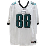 Dallas Goedert Signed Philadelphia Eagles Nike White Jersey FAN 44955