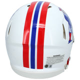 A.J. Brown Autographed New England Patriots Throwback Authentic Helmet Beckett