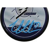 Victor Hedman Autographed Tampa Bay Lightning Reverse Retro Puck Fanatics 53822