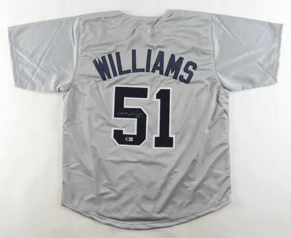 Bernie Williams Signed New York Yankees Jersey (Beckett) 1998 Batting Champion