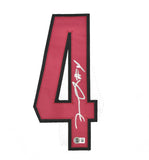 Frankie Luvu Autographed White Pro Style Jersey - Beckett W Hologram *Silver