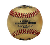 Mariano Rivera Signed New York Yankees Rawlings OML Gold Ball