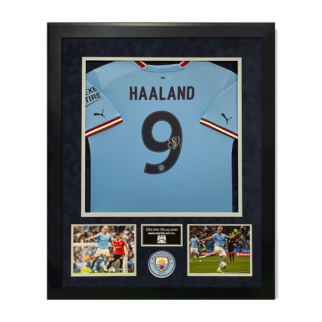 Erling Haaland of Manchester City poses for a portrait during the... News Photo Erling Haaland of Manchester City poses for a portrait during the... News Photo
