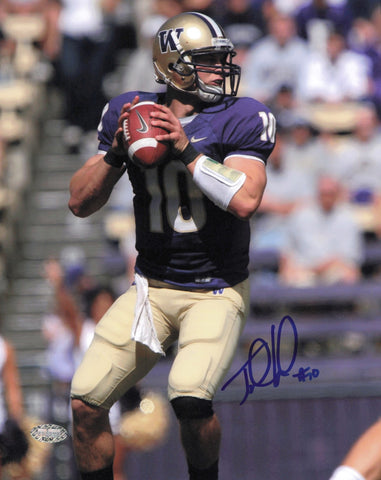 Jake Locker Autographed 8x10 Photo University of Washington MCS Holo #63157