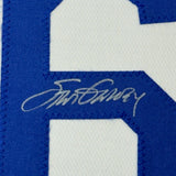 FRAMED Autographed/Signed STEVE GARVEY 35x39 White Jersey Beckett COA
