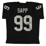 Warren Sapp "HOF 13" Authentic Signed Black Pro Style Jersey BAS Witnessed