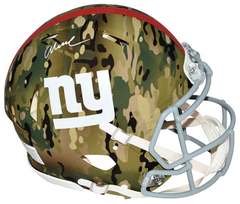 ABDUL CARTER AUTOGRAPHED NEW YORK GIANTS CAMO AUTHENTIC SPEED HELMET BECKETT