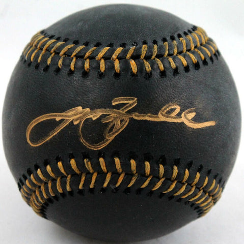 Jeff Bagwell Autographed Rawlings OML Black Baseball *thick - Tristar *Gold