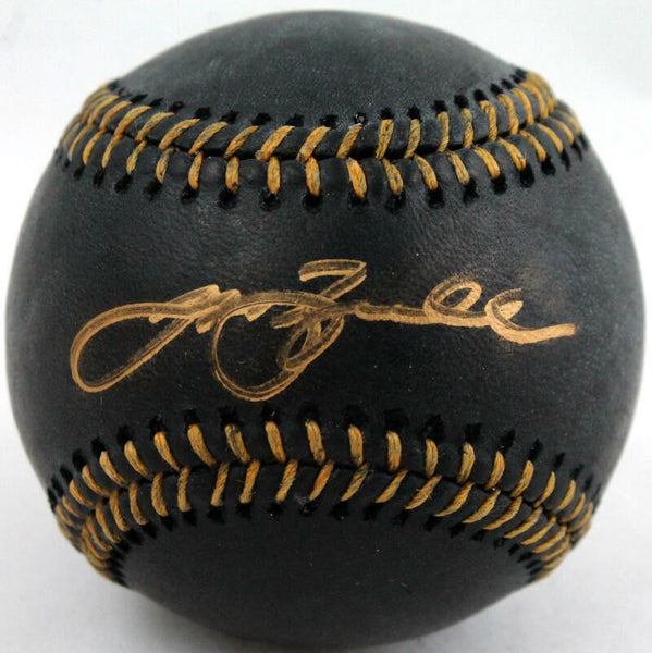 Jeff Bagwell Autographed Rawlings OML Black Baseball *thick - Tristar *Gold