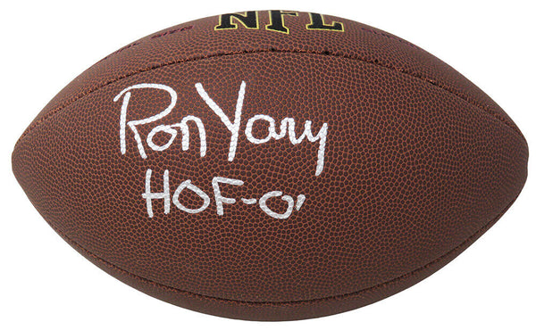 Ron Yary (VIKINGS) Signed Wilson Super Grip F/S NFL Football w/HOF'01 - SS COA