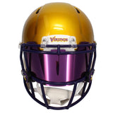 Adrian Peterson Autographed Vikings Flash Authentic Helmet w/ Visor Beckett