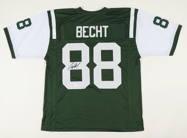Anthony Becht Signed Jets Jersey (JSA COA) New York's 1st Round Pick 2000 T.E.