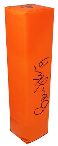 Bernie Kosar (Cleveland Browns) Signed Orange Endzone Football Pylon - (SS COA)