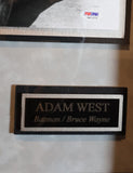 Batman TV Series Deluxe Framed phot signed by Adam West and Burt Ward PSA/DNA