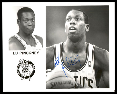Ed Pinckney Autographed Signed Team Issued 8x10 Photo Boston Celtics 190632
