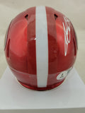 RICKY PEARSALL SIGNED SAN FRANCISCO 49ERS FLASH SPEED MINI HELMET BECKETT QR