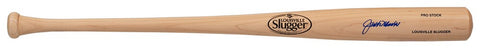 Jack Morris Signed Louisville Slugger Pro Blonde Baseball Bat - (SCHWARTZ COA)