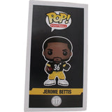 Jerome Bettis Autographed Pittsburgh Steelers Funko Pop! #117 Bus Beckett 46807
