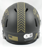 Quinshon Judkins Signed Cleveland Browns Salute 2025 Speed Mini Helmet-Beckett W