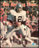 Ken Stabler Autographed Sporting News Cover Oakland Raiders Beckett QR #BP55195