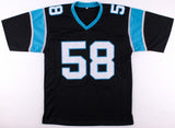 Thomas Davis Sr. Signed Carolina Panthers Jersey (Beckett COA) 3xPro Bowl LB
