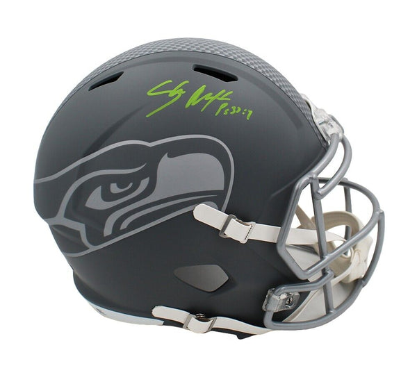 alexander football helmet (OH) (2011) High School Mini Great for Fans and Collectors. Shaun Alexander Autographed Seattle Seahawks