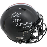 Quinshon Judkins Autographed\ Ohio State Buckeyes Pro Helmet 2 Ins Beckett 49643