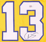 Moritz Wagner Signed Michigan Wolverines Jersey (PSA) Lakers 1st Round Pick 2018
