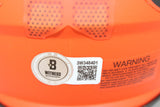 Jonathon Cooper Auographed Denver Broncos Rave Mini Helmet Beckett Witness 52838