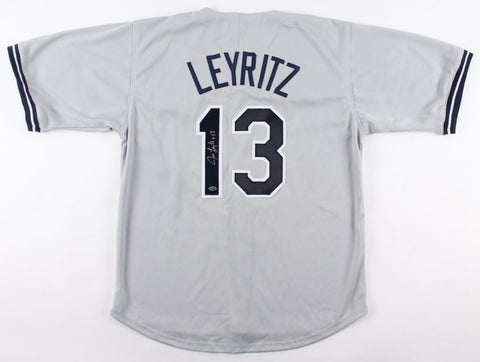 Jim Leyritz Signed Yankees Jersey (Leaf COA) 2x World Series champion 1996, 1999