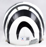 Tee Higgins Autographed Bengals White Alternate Speed Mini Helmet-Beckett W Holo