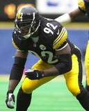 Jason Gildon Signed Pittsburgh Steelers Jersey (Sports Integrity Hologram) L.B.