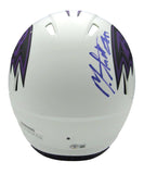 Mark Andrews Signed Ravens Lunar Eclipse Full Size Replica Helmet Beckett 164071