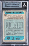 Capitals Scott Stevens Authentic Signed 1986 Topps #126 Card BAS Slabbed