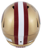 49ers Christian McCaffrey Authentic Signed Full Size Speed Rep Helmet BAS Wit