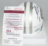 JAMAL ADAMS AUTOGRAPHED SIGNED NEW YORK JETS ICE SPEED MINI HELMET JSA