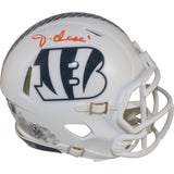 Ja'Marr Chase Autographed Cincinnati Bengals 2024 STS Mini Helmet Beckett 53642