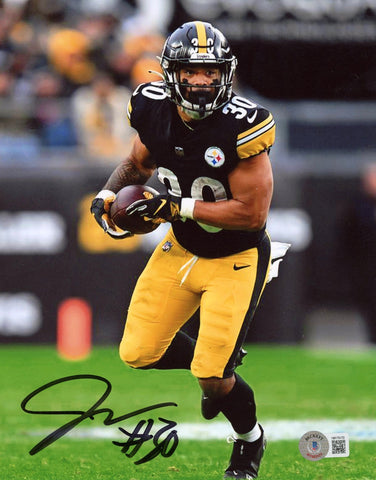 JAYLEN WARREN AUTOGRAPHED PITTSBURGH STEELERS 8x10 PHOTO BECKETT