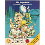Super Bowl XVI Souvenir Program Cincinnati Bengals San Francisco 49ers 59338